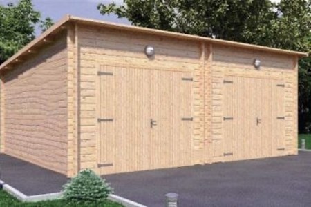 CASETTA IN LEGNO.IT GARAGE IN LEGNO 6X6