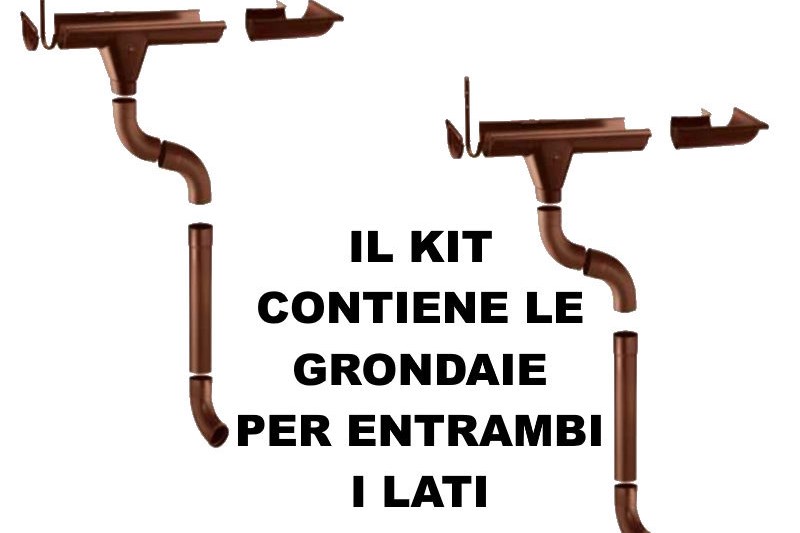 CASETTA IN LEGNO.IT GRONDAIA IN LAMERIA PER DOPPIA FALDA CASETTE