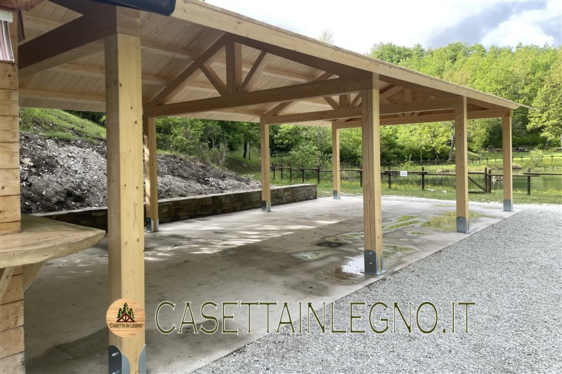 CASETTA IN LEGNO.IT TETTOIA IN LEGNO A RIMINI