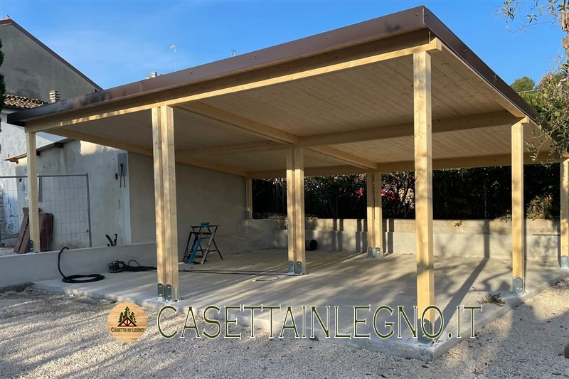 CASETTA IN LEGNO.IT TETTOIA IN LEGNO STILE MODERNO