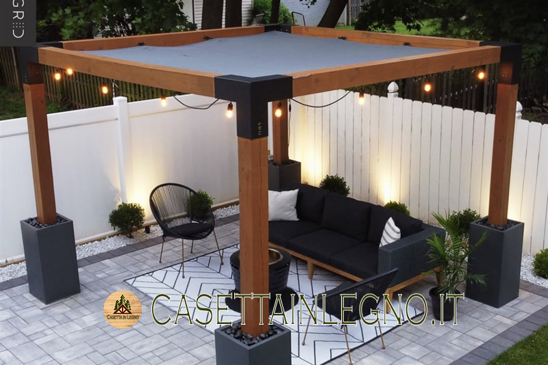 CASETTA IN LEGNO.IT PERGOLA IN LEGNO OMBREGGIANTE
